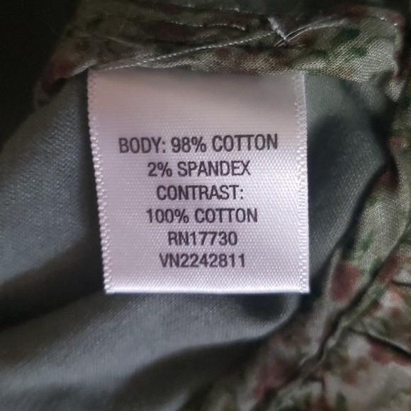 NEW * Women's Pure Energy Cottagecore Green Ruffle Trimmed Light Coat 18 - 20 - Picture 10 of 11